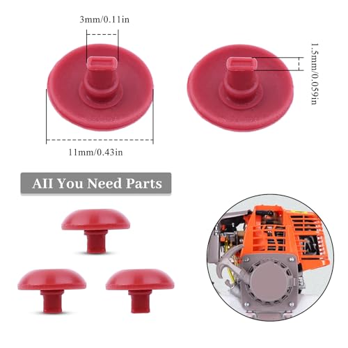 5Pcs Primer Lamp Controleer Valve Kit voor Walbro Carburetors #176-64-1 Trimmer Blowers