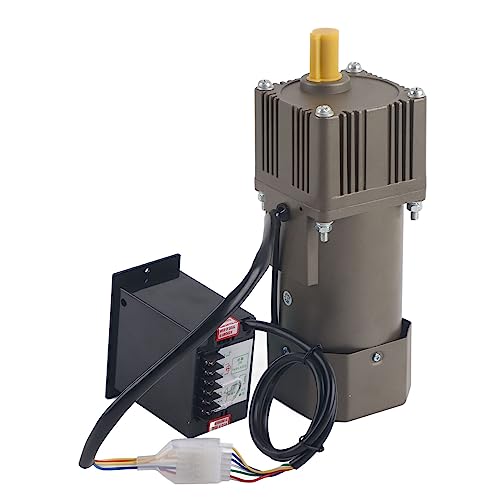 AC 220 V 90 W motor met instelbare snelheid, continu regelbare frequentieomvormer met versnellingsregelaar en houder. 50K 3