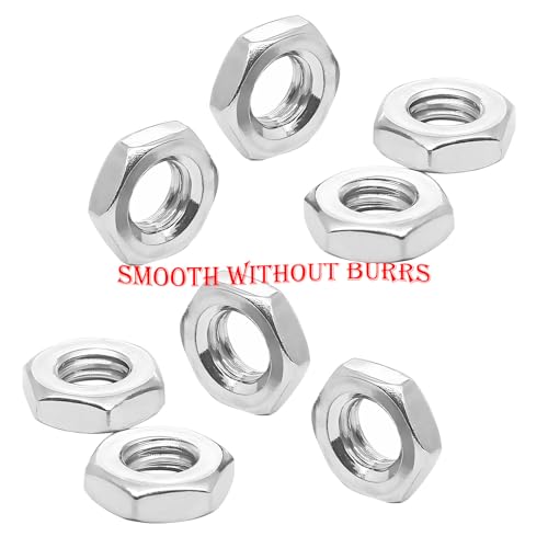 Zeshoekmoeren M6 roestvrij staal, 30 stuks voor schroefdraadschroeven en schroefdraadstangen 4