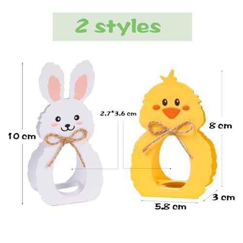 2 st. Sterfvorm Pasen Boxen Sterfvorm Pasenei Sterfvorm Hare Chick Stencil Craft DIY Bom Bier Decoratie Pasen Gift