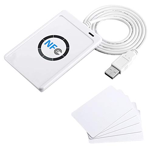 IC Card Reader Writer, NFC ACR122U RFID Contactless Smart Reader and Writer + SDK + 5xIC Card, Geheugenkaartlezers 5