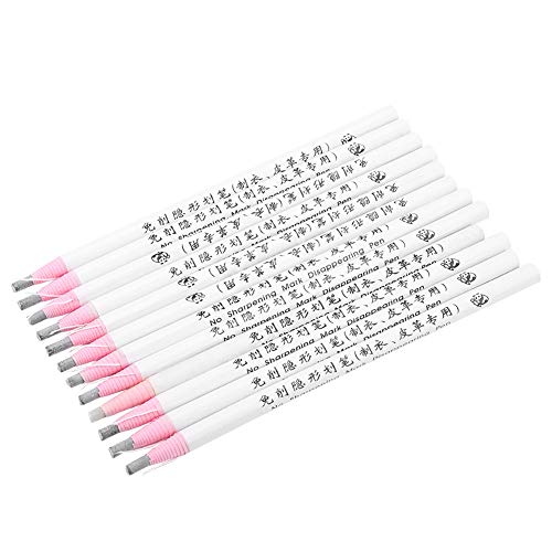Op maat Markeren potlood stof, leer gereedschap uitwisbare krijt naaimarkering Traceren potlood Dressmaker Craft Markeren naaiaccessoires,Pack van 12