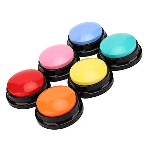 6Pcs Honden Record Button Multifunctioneel Portable 30 Seconds Record Spreken Knoppen voor Katten Honden Huisdieren Communicatie Speech Training Knop Spreken Geluid 5
