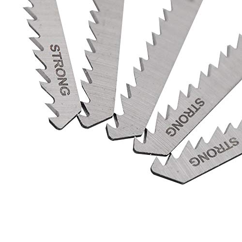 Puzzelbladen 5PCS T101D T-Shank Jig Saw Universeel blad Jig Blade Assortiment voor het snijden van metaalhout PVC en meer - pasvorm Bosch, Dewalt, Hitachi, Makita, Festool etc 3