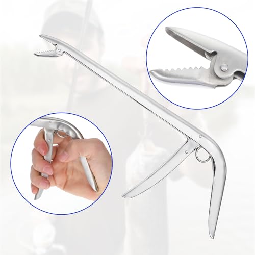 Fishing Hook Remover Tool Roestvrij staal Vissen Tang Vis Tang Haak Verwijderaar Demilator Hook Extractor Zoetwater Zoutwater Vissen Tackle 28cm 3