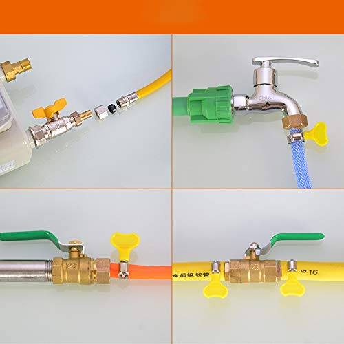 3PCS Solid messing slang staart connector Barbed Draad naar BSP Man Thread 8mm tot 3/4" voor lucht water brandstofolie gas 3