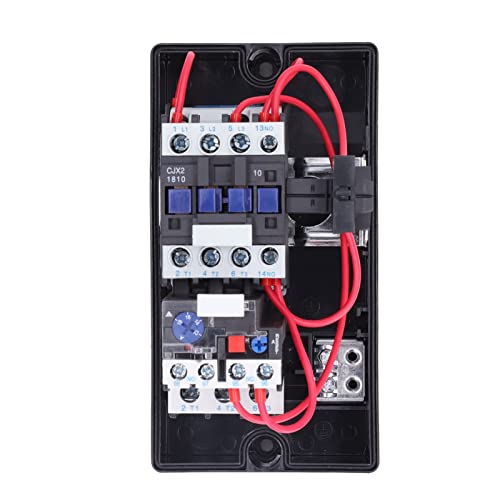 Elektrische motorschakelaar, 12‐18A Motor Start Control ABS Waterdichte behuizing Stabiele prestaties Eén machine Dubbel gebruik voor watertoepassingen 5