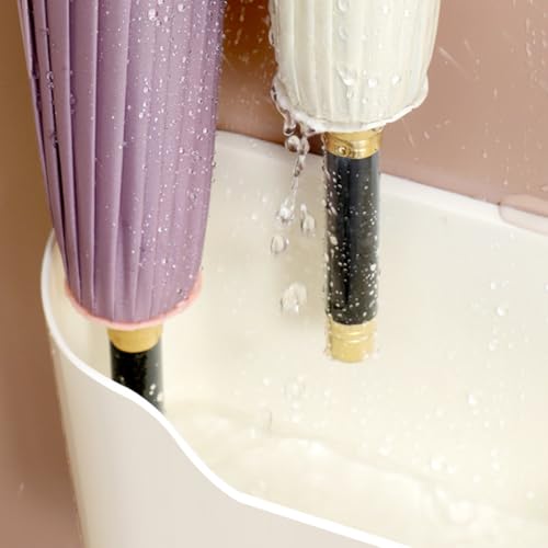 2 PCS Wall Mounted Umbrella Holder, Wall Mounted Paraplu opslagrek voor lange en korte, paraplu standaard Punch Gratis, Geschikt voor kantoren, woonkamers, gangen 5