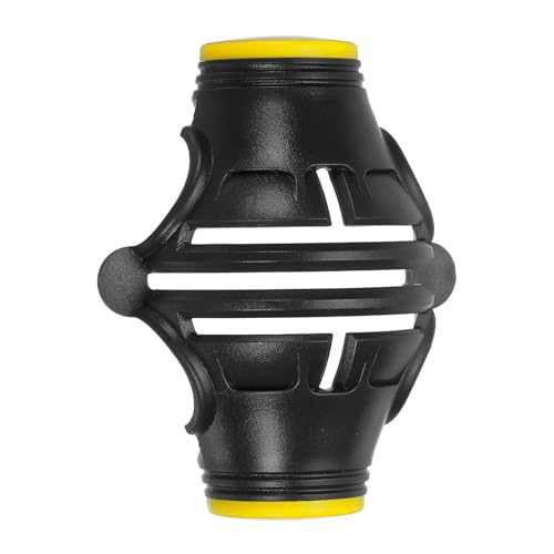 Golf Ball Marker Stencil 360 Degree Triple Track Golf Bal Uitlijning Markering Tool Line Tekening Marker voor mannen Vrouwen, Zwart / Geel