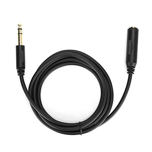 Man naar vrouw o Kabel stereo o Kabel Pure Koper Dirigent met afscherming 6.35mm Stereo Man naar vrouw o Extension Kabel voor geluidskaart elektrische gitaar (6m)