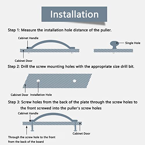 6PCS Cabinet Handvat, Keramische Zink Legering Kabinet Handvat, Keuken Lade Deur Handgrepen, Deurknoppen voor vervanging, voor lade, Keukenkast, Badkamer kabinet, Kabinet Deur (Hole Center: 96mm) 3