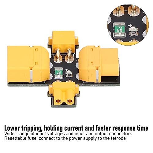 XT30 XT60 Veiligheidshoes Beschermende Fuse, Smoke Stopper Korte Circuit Fuse voor installatie Test Control Equipment Industriële elektrische distributie voor FPV Racer, Koper 3