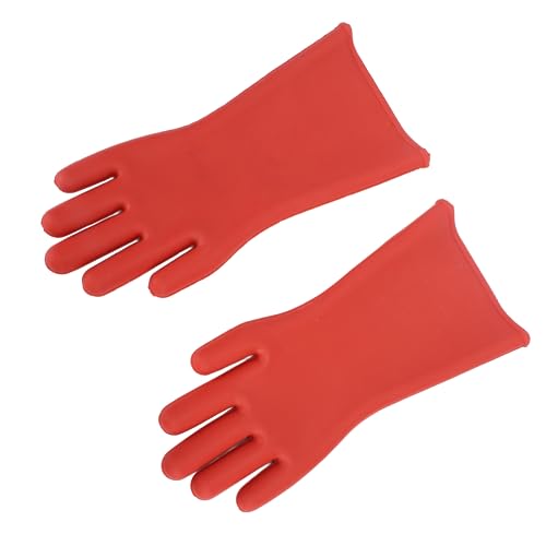 1 Paar elektrische geïsoleerde handschoenen Rubberklasse 00 Veiligheidshandschoenen Hoge spanning Isolatiehandschoenen Werkhandschoenen voor elektrische reparatie, Test Stress 5