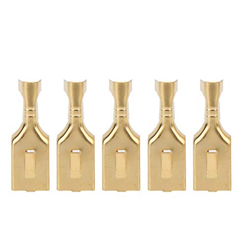 Vierkante koperen veerklem, 100 stuks, 7,8 mm