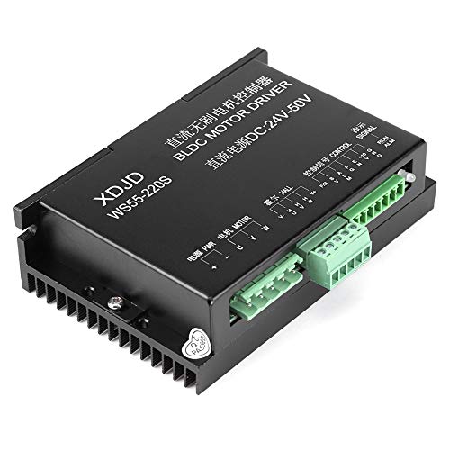 Borstelloze Spindle Motor, Industriële Motoren met Hoge snelheid Luchtkoeling + Driver + Tang voor Gravure Machine 500W 12000RPM 5