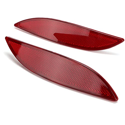 Paar Rear Bumper Reflectors 265650004R Vervanging voor Megane III Fluence Reflective Lens Car Accessory