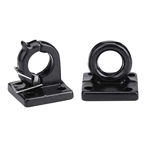 RC Car Trailer 1/14 Tractor Accessoires Metal Black Simulation Trailer Tow Lock Bracket Bracket Set voor Axial Scx10 Cc01 D90 D110 TF2 RC Car 4