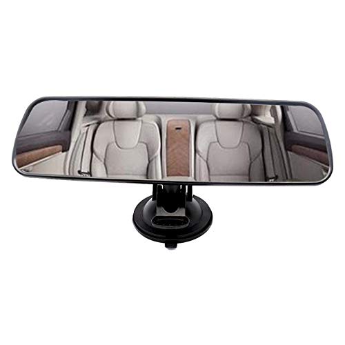 Interieurspiegel voor auto's, Universal Black Car Truck Mirror Interieur achteruitkijkspiegel met Zuigbeker achteruitkijkspiegel (1 PC)