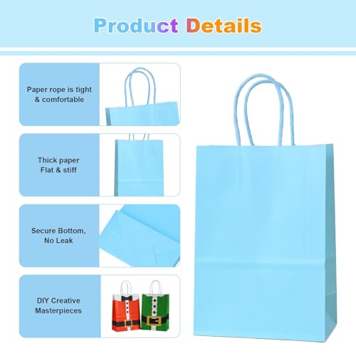 10 STKS Regenboog Kleine Papieren Feestzakken 3