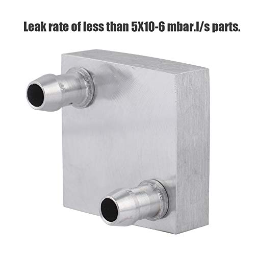 Water gekoelde warmte aanrecht water koeling blok aluminiumlegering 40x40mm water koeling aluminium blok voor CPU Radiator vloeibaar water warmte aanrecht koeler Ef