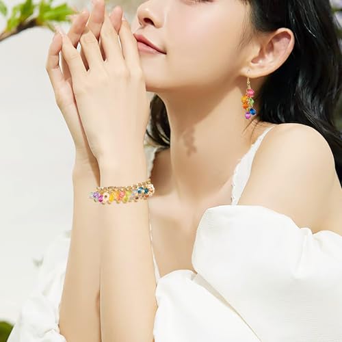 100 st. Bicone Kralen Facet Kralen Acryl Crystal Hangers met Iron Loops Crystal Kralen Bicone Dangle Bedels voor sieraden maken armband ketting oorbellen DIY ambachten 3