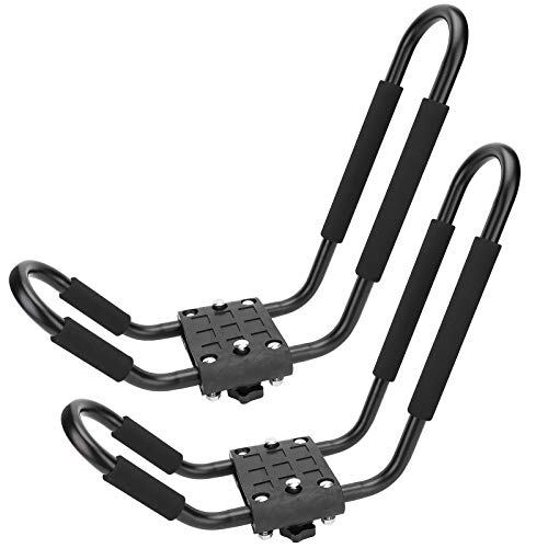 1 Paar J Bars Kajakdragers dakhouders, kanohouder Car Rail Transport Opslag Loading Aid Accessory, Heavy Duty Bracket, Universal 5