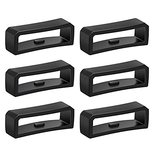 6 st Siliconen horloge bandhouder Gesp voor Siliconen horloge band voor Smartwatch vervanging