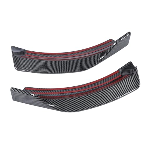 Front Bumper Side Spoiler Corner Cover Canards Splitter Diffuser Spoilers voor Benz V-klasse W447 V260 AMG-Line (Carbon Fiber Style) 3
