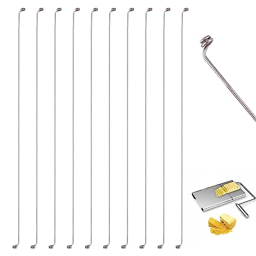 10 st. Piece Cheese Snijdraad, 14cm Vervangdraad voor Kaassnipperkaas Snijdraad voor het snijden van Zachte Kaas, Pates