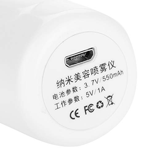 Nano Sprayer, Nano Face Moisturizing, Moisturizers Sproeit en mist Handige gelaatsspuit Watertank 20ml - USB Oplaadbaar Power Bank 4