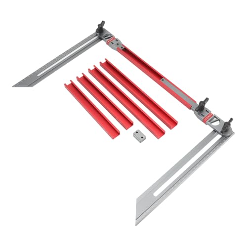 Trappenprofiel Diametervorm, Trappenprofiel Template Gereedschap, Trappenprofiel Meetinstrument - Nauwkeurige meting en nauwkeurige installatie, Aluminiumlegering, Geschikt voor verschillende