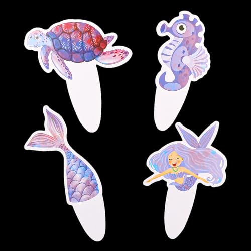 96Stuks Cake Decoratie Mermaid Cupcake Decoratie voor verjaardag Cupcake Toppers Wrappers Mermaid Thema Party Decoratie 4