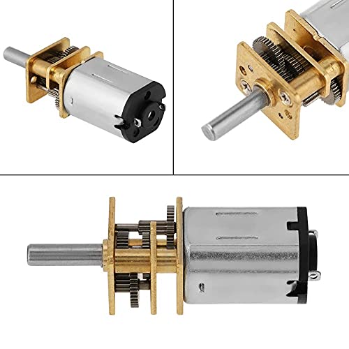 N20 Transmissiemotor, DC 6V 200rpm Drive Motor, Mini Speed Reduction Transmission, DC Motor met volledige metalen aandrijving, voor RC Car Robot Model 4