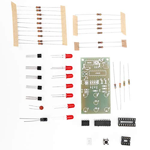 Elektronische Dice DIY Kit, 4,5~5V Elektronisch Dice Kit NE55 CD4017 DIY LED Dice Kit voor leuke elektronische productie set, leren en onderwijs