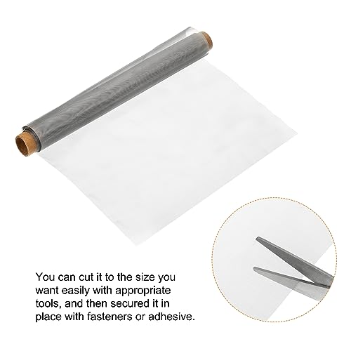 304 x 10ft 304 rvs gaas scherm, 150 mesh geweven luchtventilator filter gaas hard en hittebestendig gat vullen voor kooi tuin venster 3