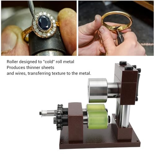 Hand Crank Ring Bender, Multifunctionele handmatige ring oorbellen armband Pers Bender Tool voor het maken van sieraden, met stabiele basis en brede toepassing, koud gewalst metaal 3