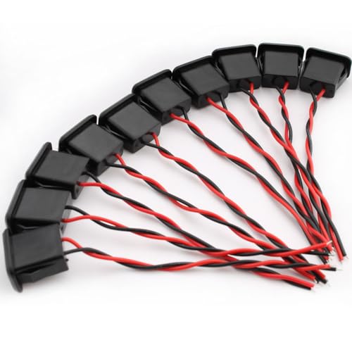 Verpakking van 10 USB-A socket 2-draads flush-mounted type A socket, USB-A socket voor paneelmontage 3A snellader type A socket met klik groef gesp 4