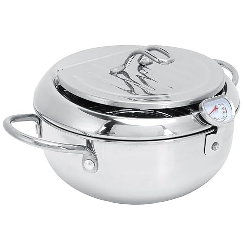 Tempura Japanese stijl Frying Pan, Gemakkelijk schoon Japanse Deep Frying Pan Mini 28 Cm voor Franse patat