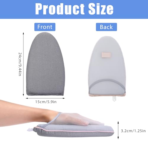 Kleding Steamer Strijkhandschoenen met Finger Loop, Heat Resistant Waterdichte Strijkhandschoen Anti-Steam handschoenen Steamer Accessoires voor Kleding (Gray) 5