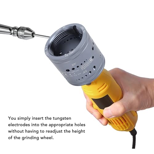 Elektrode Grinder Mill Tig lashulpmiddel Tig lashulpmiddel slijper Multigle ontwerpen Standaard grootte 6 snijden Slots 48 gaten 4