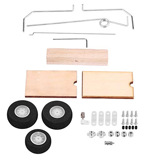 Flugzeug-Fahrwerk KT-DIY-Festfl ̈1gel-Modell-Flugzeug-Fahrwerk-Rad-Universal-Satz RC Flugzeug-Zubeh?r