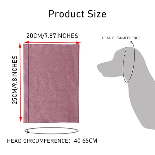 2 st Hondensnood voor hondenhals en oren Warmer, Hond Grooming Earmuffs Geluidsbescherming Pet Cat Hondenhoodie angst verlichting en kalmerende hond Earmuffs helpt kalmeren