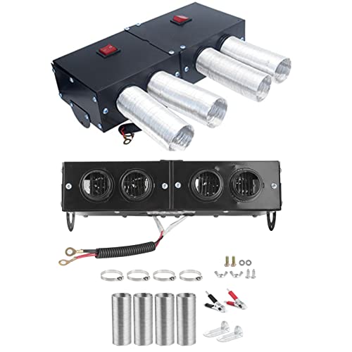 Autoverwarmer Defogger Auto 4 Hole Verwarming Ventilator Defogger 800W 12V