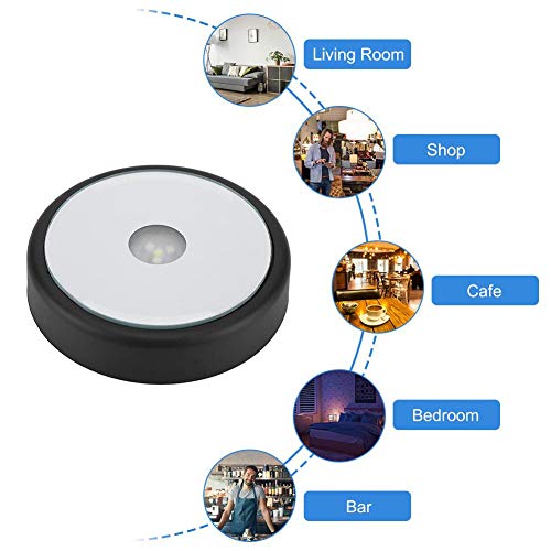 Kristallen lichtbak, USB- of batterijbediende ronde LED-lichtbak met 6 kleurwissellampen, voor thuistextiel en kristallen 5