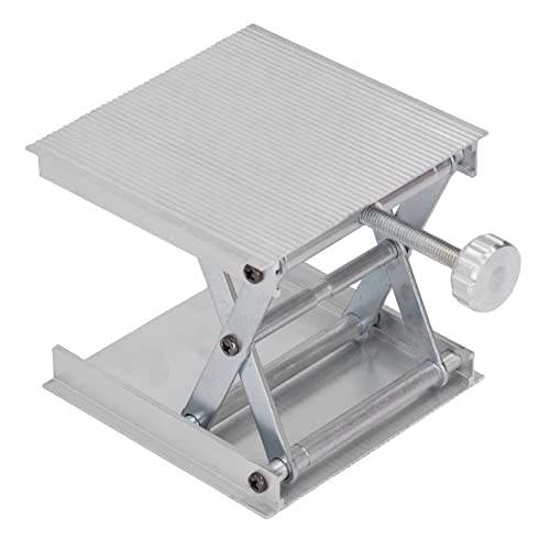 Laboratoriumliftplatform voor niveautabel, vloermontagetafel, verstelbare tafelwandtabel voor tafelgereedschap, 90mm heftafels (zilver)