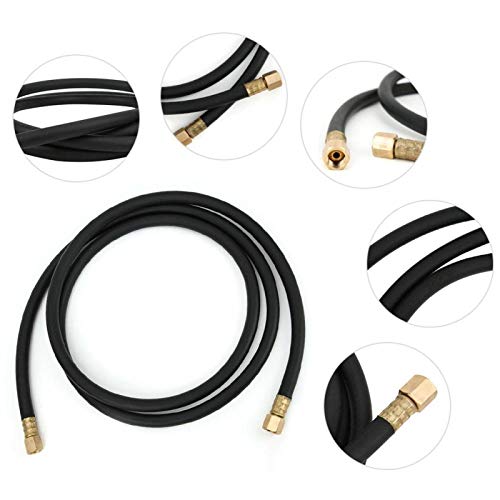 Inert gas slang Argon Stikstof gecomprimeerde luchtslang 1/4 Inch gelaste verbinding Nut(2m) 4