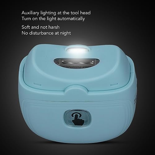 Elektrische veiligheidsnagelclipper, elektrische automatische nagelclippers Oplaadbare Intelligente veiligheid Nageltemmer voor baby volwassenen (blauw)