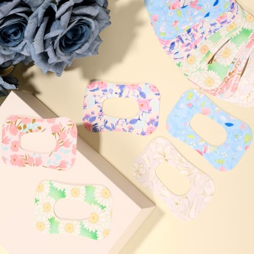 25 st. Zelfklevende patches voor Dexcom G6, waterdichte CGM Sensorhoesjes Tape Overpatches Ademende Sweatproof Sensor Protection Stickers (5 Flower Styles) 3