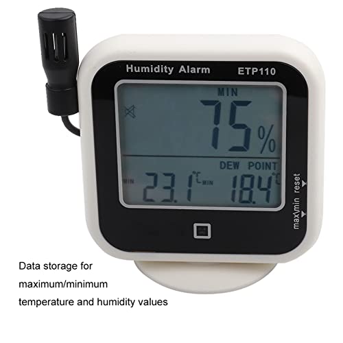 ETP110 Digitale Thermo Hygrometer Humidity Dew Point Meter voor Home/Laboratorium ETP110 Digitale Thermo 5