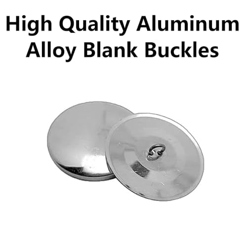 Set van 20 Referentieknopen, Stofzak, Ronde Knop Base, Zelfklevende Knoppen Set voor Hoeden, Overhemden, Rugzakken, 15mm